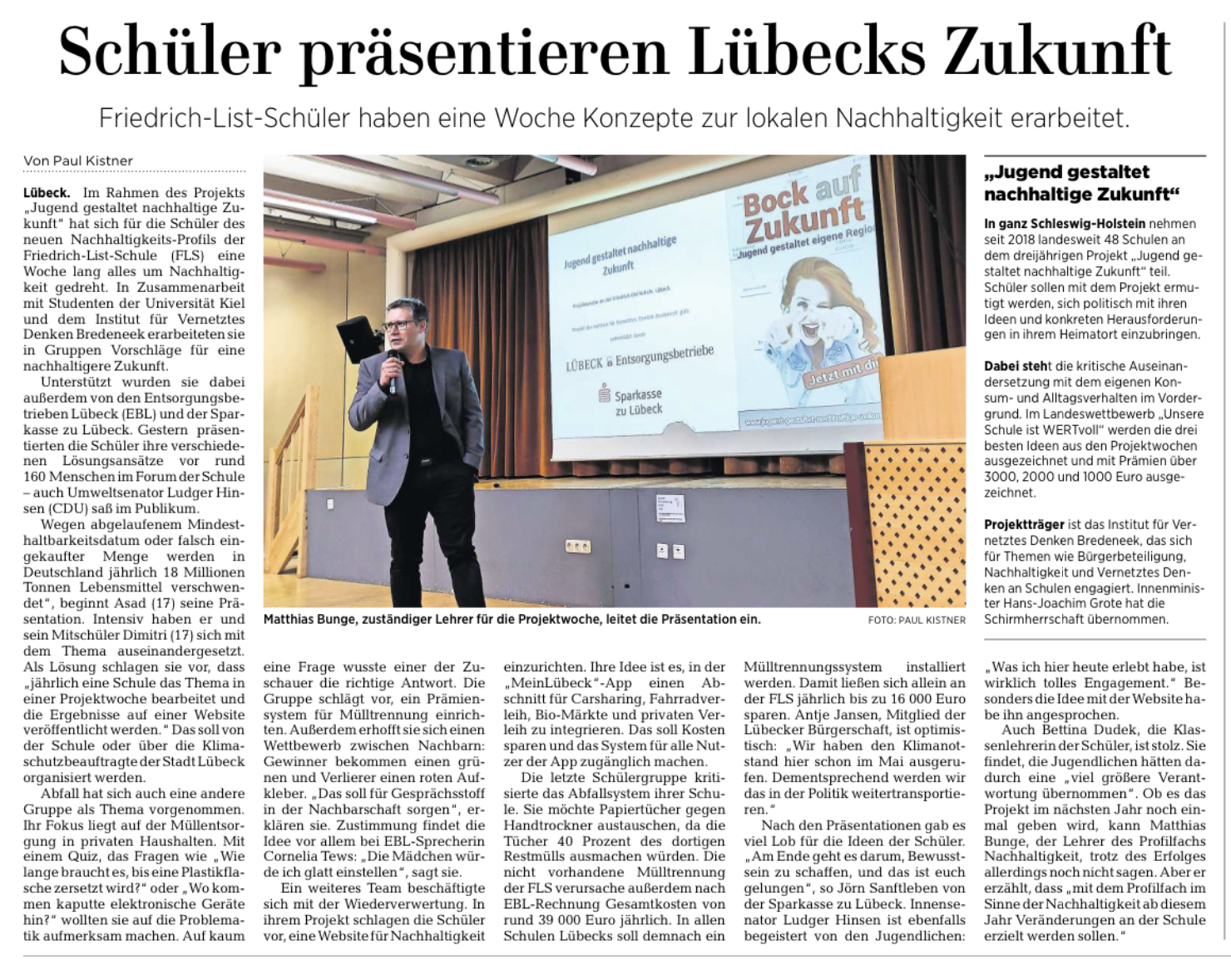 Zukunft Friedrich List Schule Lubeck